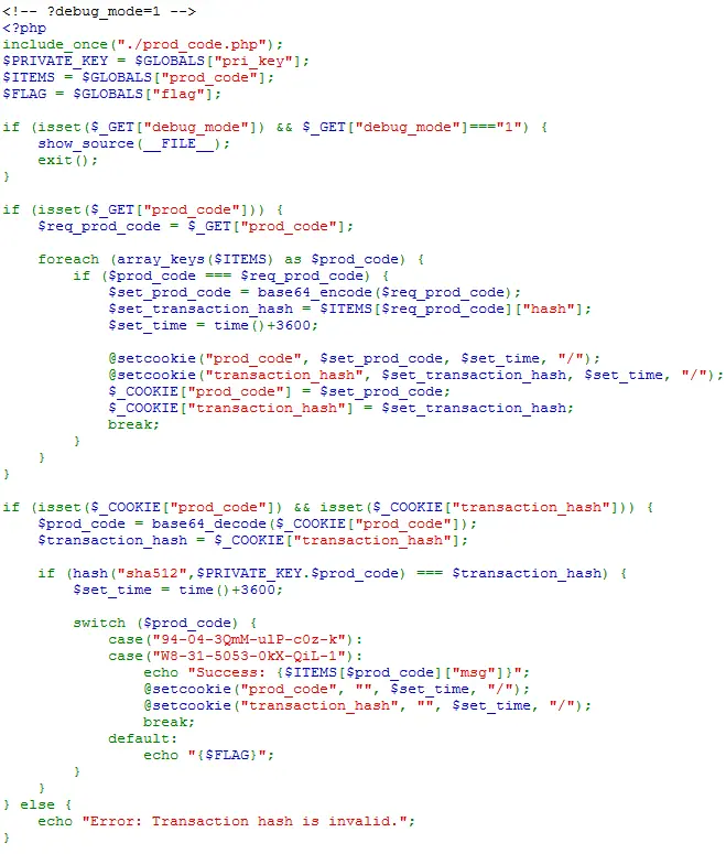 Source code